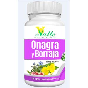 ÓLEO DE ONAGRA-BORRAGEM-VIT.E 120pearls