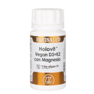 HOLOVIT VEGAN D3+K2 com magnesio 50cap.