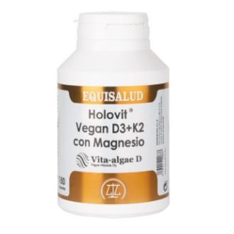 HOLOVIT VEGAN D3+K2 com magnesio 180cap.