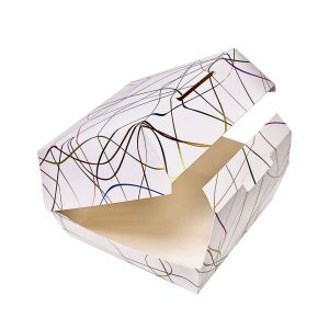 Caixa de Hamburguer Decorada Deluxe Pacote 150