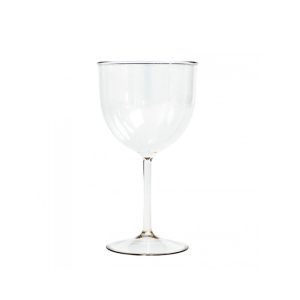 Copo de Vinho Premium 250ml Inquebrável (PC) Transparente Cx Completa 28 unidades