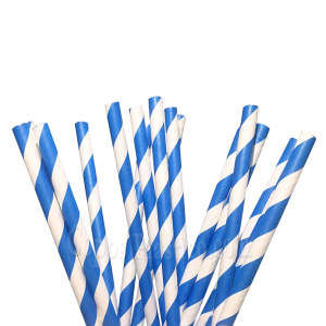 Palhinha Papel Reta Pacote 100 Azul