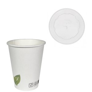 Copo Cartão Eco Folha Branco