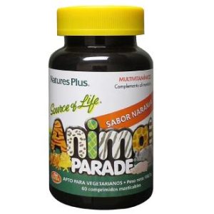 ANIMAL PARADE MULTIV. laranja 60comp. mastig.