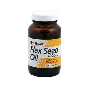 ÓLEO DE LINHAÇA flaxseed oil 60cap. HEALTH AID