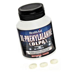 DLPA (DL-FENILALANINA) 500mg. 30comp.  HEALTH AID