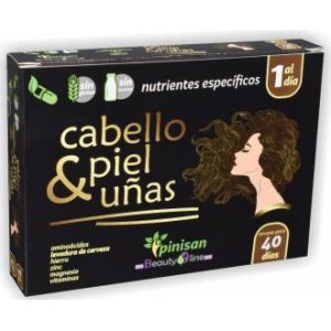 CABELO PELE E UNHAS 40cap.