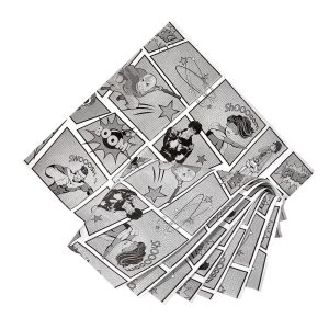 Papel Anti-Gordura Decorado 31x31cm Cx. Completa 1000