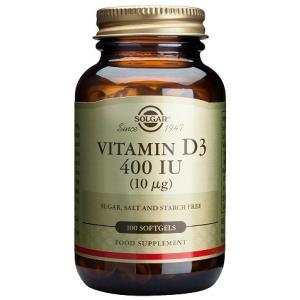 VITAMINA D3 400UI (10mcg) 100pearls
