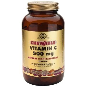 VITAMINA C 500mg. frambuesa 90comp.mastig.