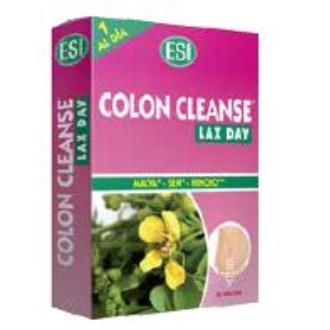 COLON CLEANSE aloe vera caixa rosa LAX DAY 30comp