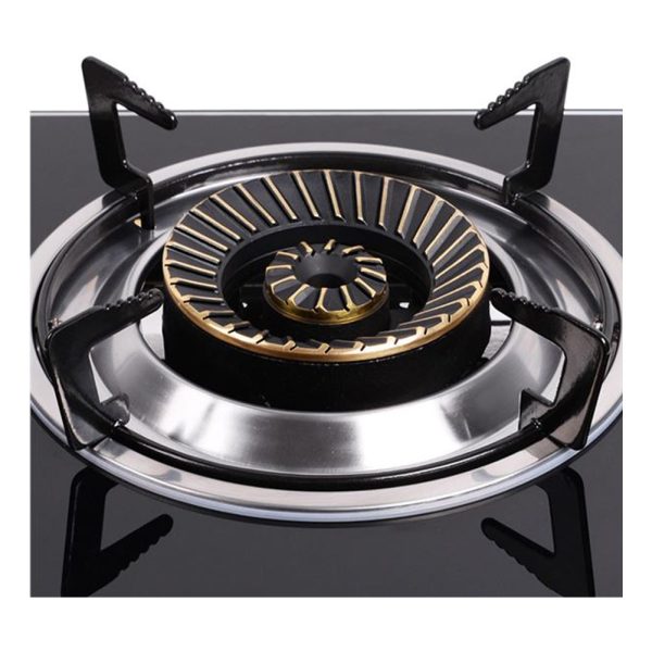 Cocina Gas INOX 1 Fuego Cristal Templado MUVIP - 64821 - Image 2