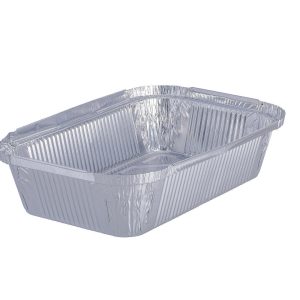 Embalagem de alumínio Rectangular c/ Tampa de cartão