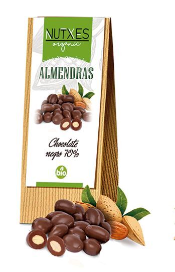 GRAJEAS ALMENDRA CHOCOLATE NEGRO 70% BIO VEGANO 200 G