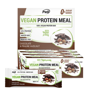 BARRITA VEGAN PROTEIN MEAL CHOCOLATE Y HAZELNUT PRALINE 35GR