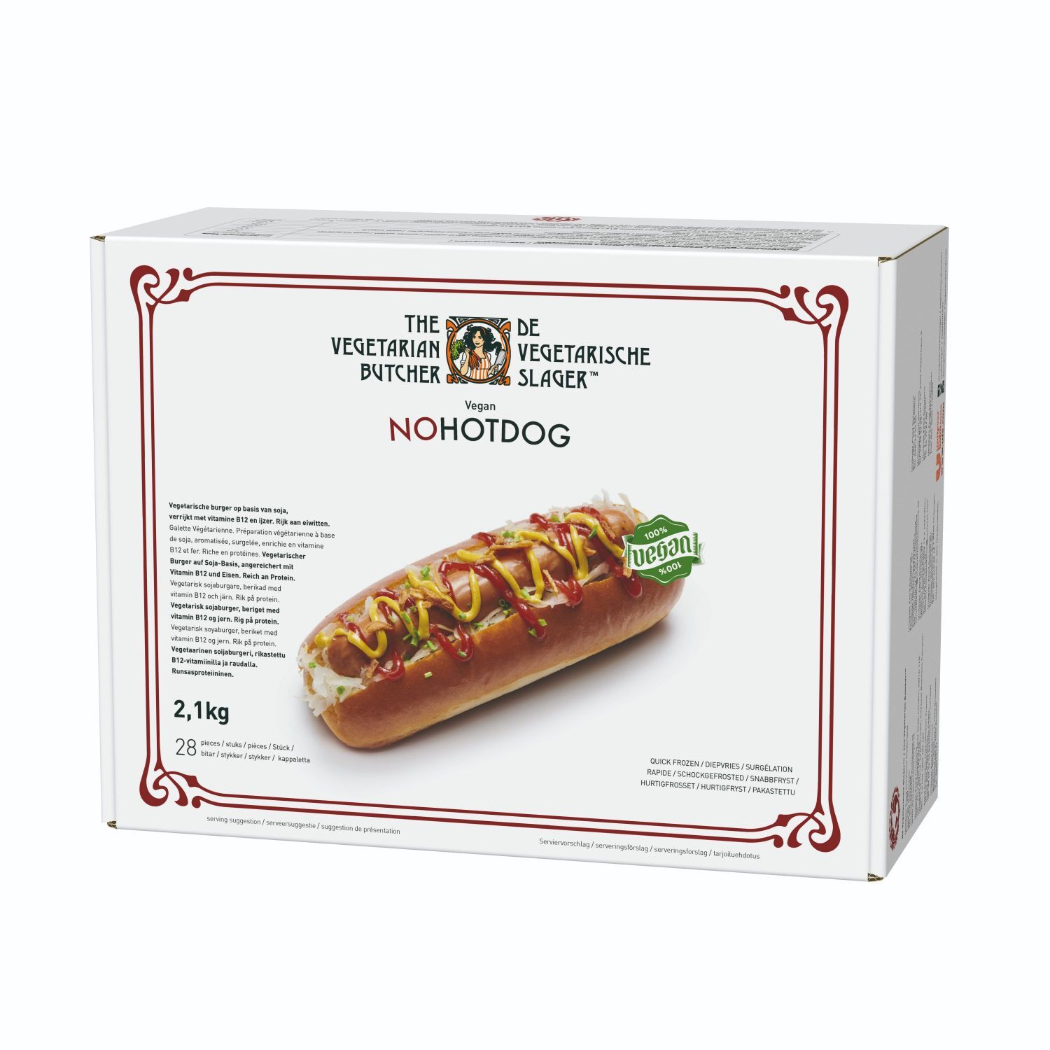 CONGELADO NOHOTDOG 28 x 75gr HORECA