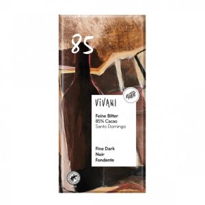 CHOCOLATE BIO NEGRO 85% SANTO DOMINGO 100GR - VIVANI