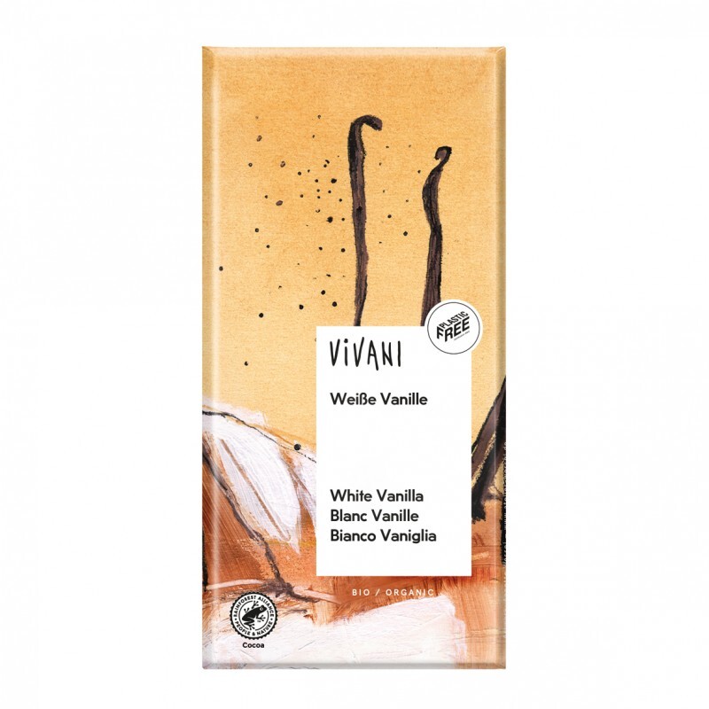 CHOCOLATE BIO BLANCO VAINILLA BOURBON 80GR - VIVANI