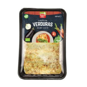 REFRIG LASAÑA DE VERDURAS VEGAN  y  SIN GLUTEN 250G