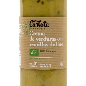 CREMA DE VERDURAS CON SEMILLAS DE LINO 450g
