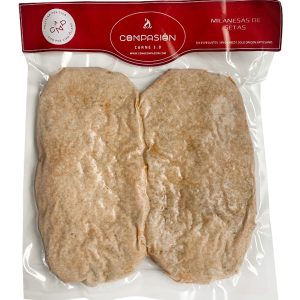 CONGELADO  MILANESA (SEITAN, SETAS) 2 X 180 GRS COMPASIÓN