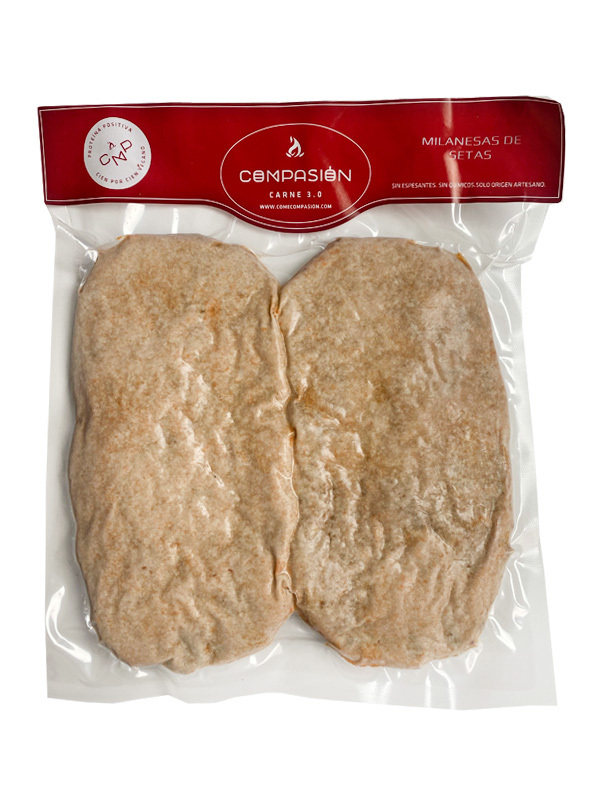 CONGELADO MILANESA (SEITAN, SETAS) 2 X 180 GRS COMPASIÓN