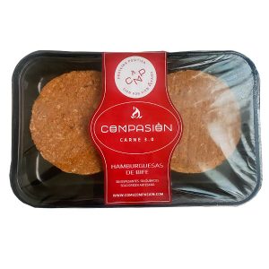 CONGELADO HAMBURGUESA (BIFE, LEGUMBRES) 2 X 120 GRS COMPASIÓN
