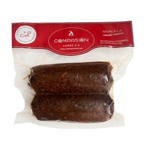 REFRIG  MORCILLA COMPASIÓN(FRIJOL NEGRO, ARROZ Y ALGARROBA) 2 X 200 GRS COMPASIÓN