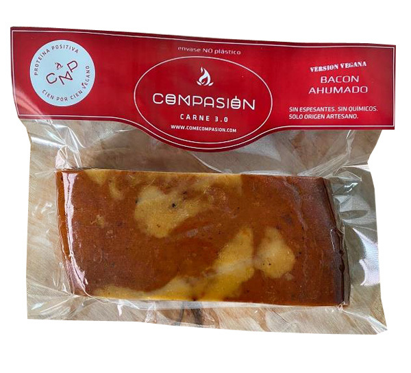CONGELADO BACON AHUMADO BLOQUE 300 GRS COMPASIÓN