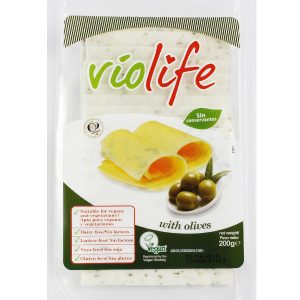 REFRIG QUESO VIOLIFE OLIVAS LONCHAS 200 GR.
