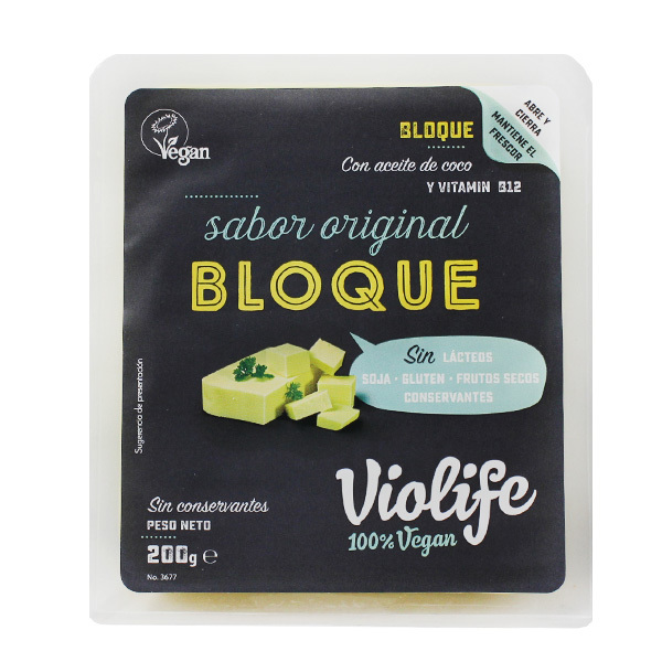REFRIG QUESO VIOLIFE BLOQUE ORIGINAL 200 GR.