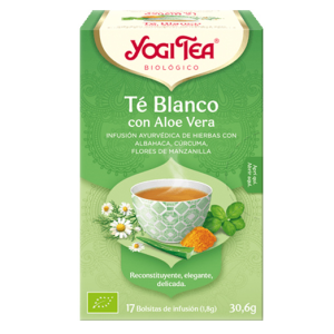 YOGI TEA BLANCO ALOE VERA  BIO 17 BOLSITAS