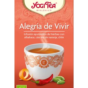 YOGI TEA ALEGRIA VIVIR (RECONFORT)  BIO 17 BOLSITAS