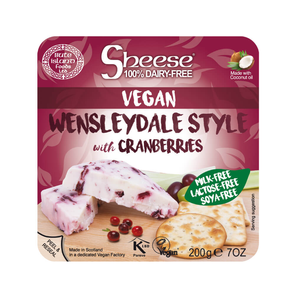 REFRIG QUESO ESTILO WENSLEYDALE CON ARANDANOS BLOQUE 200G