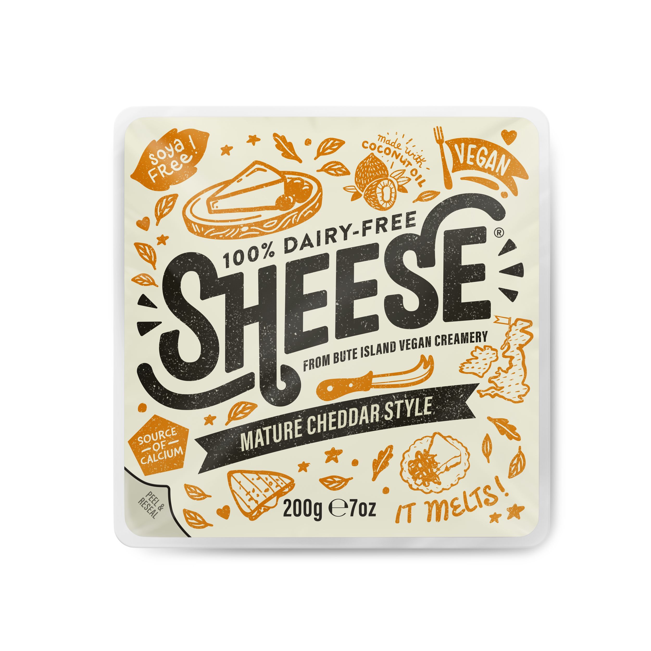 REFRIG QUESO ESTILO CHEDDAR CURADO BLOQUE (fundir) 200 GR