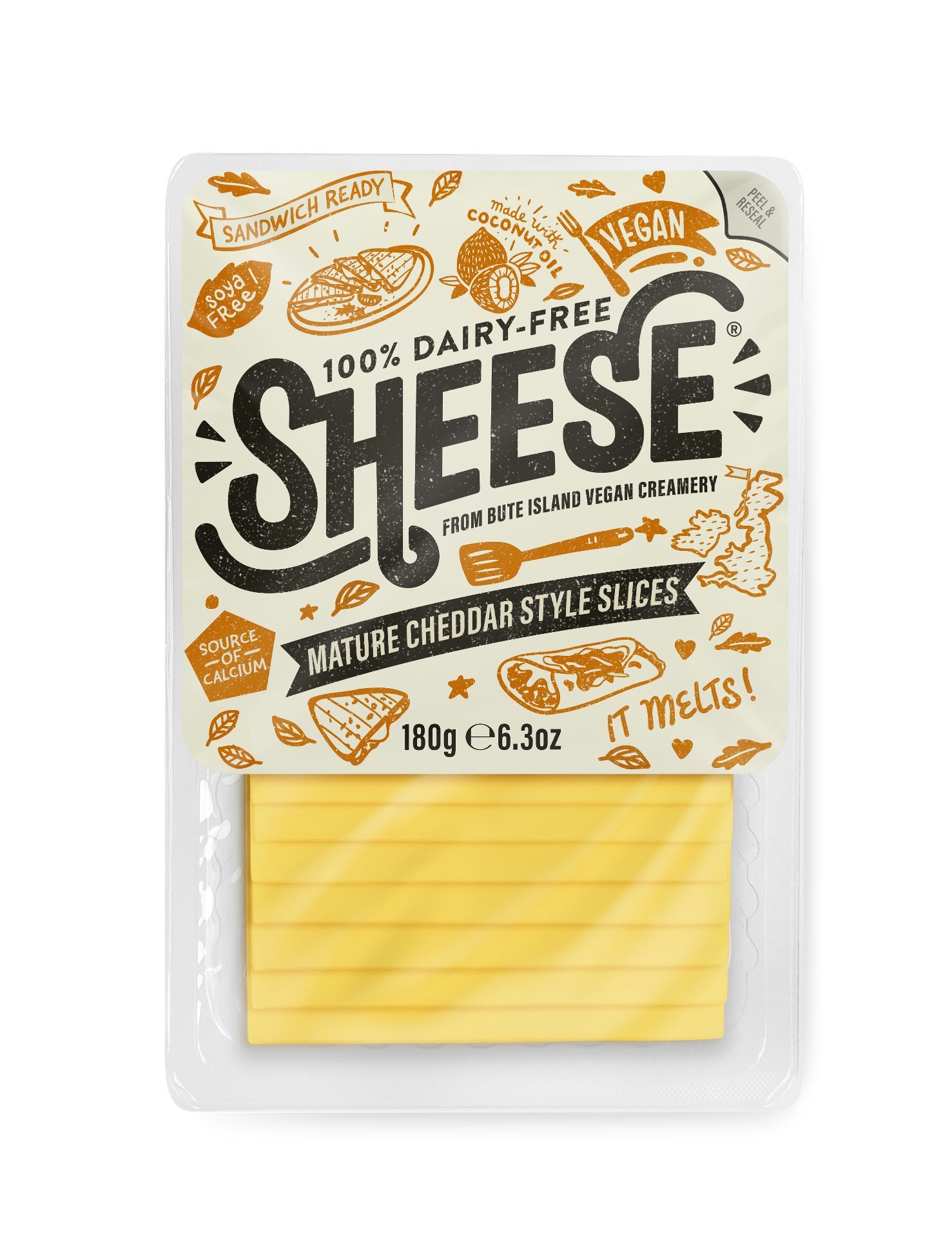 REFRIG QUESO ESTILO CHEDDAR CURADO EN LONCHAS 180GR