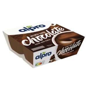 REFRIG POSTRE VEGETAL CHOCO NEGRO 4x125 GR