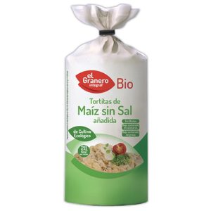 TORTITAS DE MAIZ SIN SAL AÑADIDA BIO 110 g