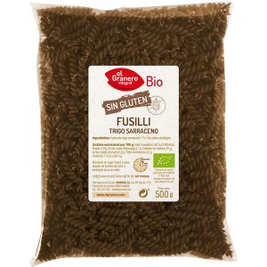 FUSILLI DE TRIGO SARRACENO SIN GLUTEN BIO 500 g