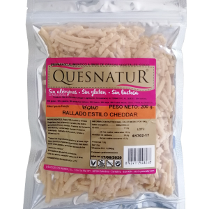 REFRIG QUESO RALLADO ESTILO CHEDDAR 200 GR