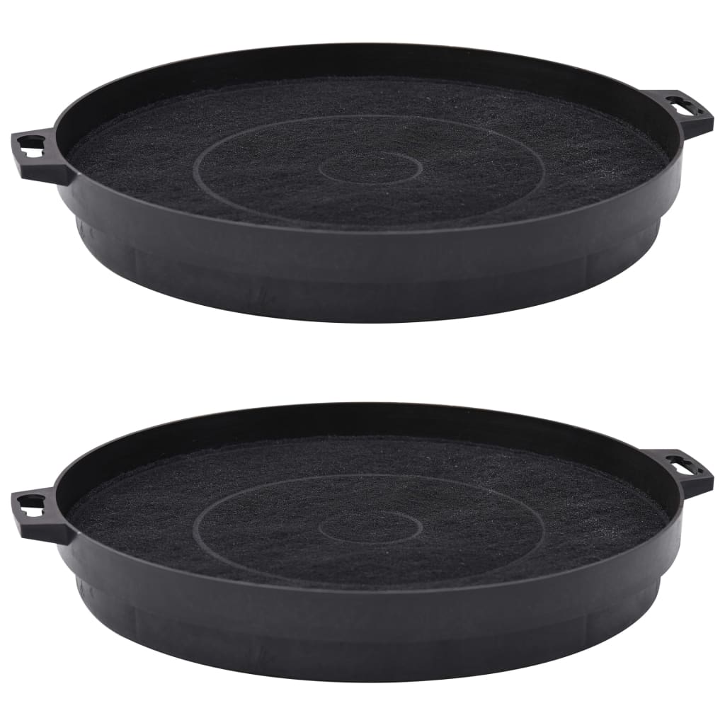 Filtros de carvão vegetal para exaustores 2 pcs 210 mm - 218766