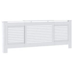 Cobertura de radiador MDF 205 cm branco - 665997
