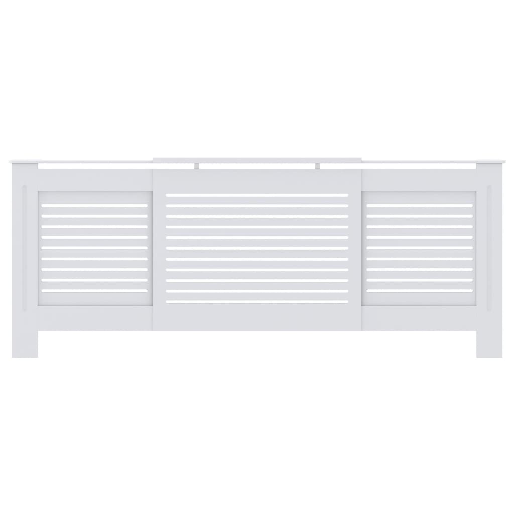 Cobertura de radiador MDF 205 cm branco - 665997 - Image 2