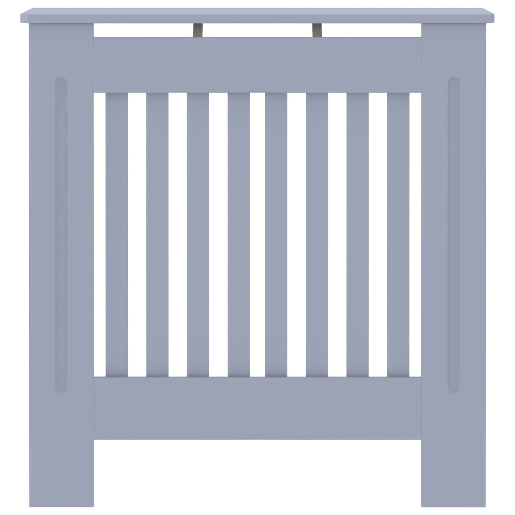 Cobertura de radiador MDF 78 cm cinzento - 666007 - Image 2