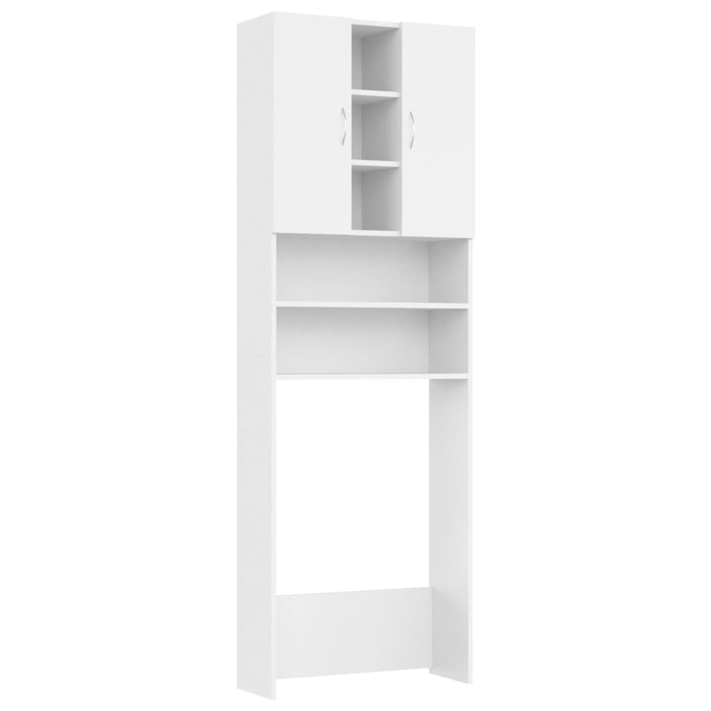 Armário para máquina de lavar 64x25,5x190 cm branco - 666403