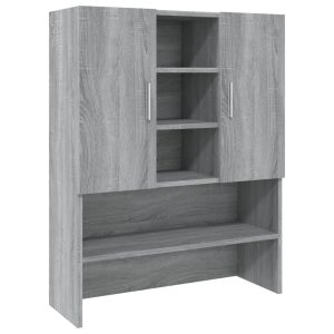 Armário máquina de lavar 70,5x25,5x90 cm sonoma cinzento - 666418