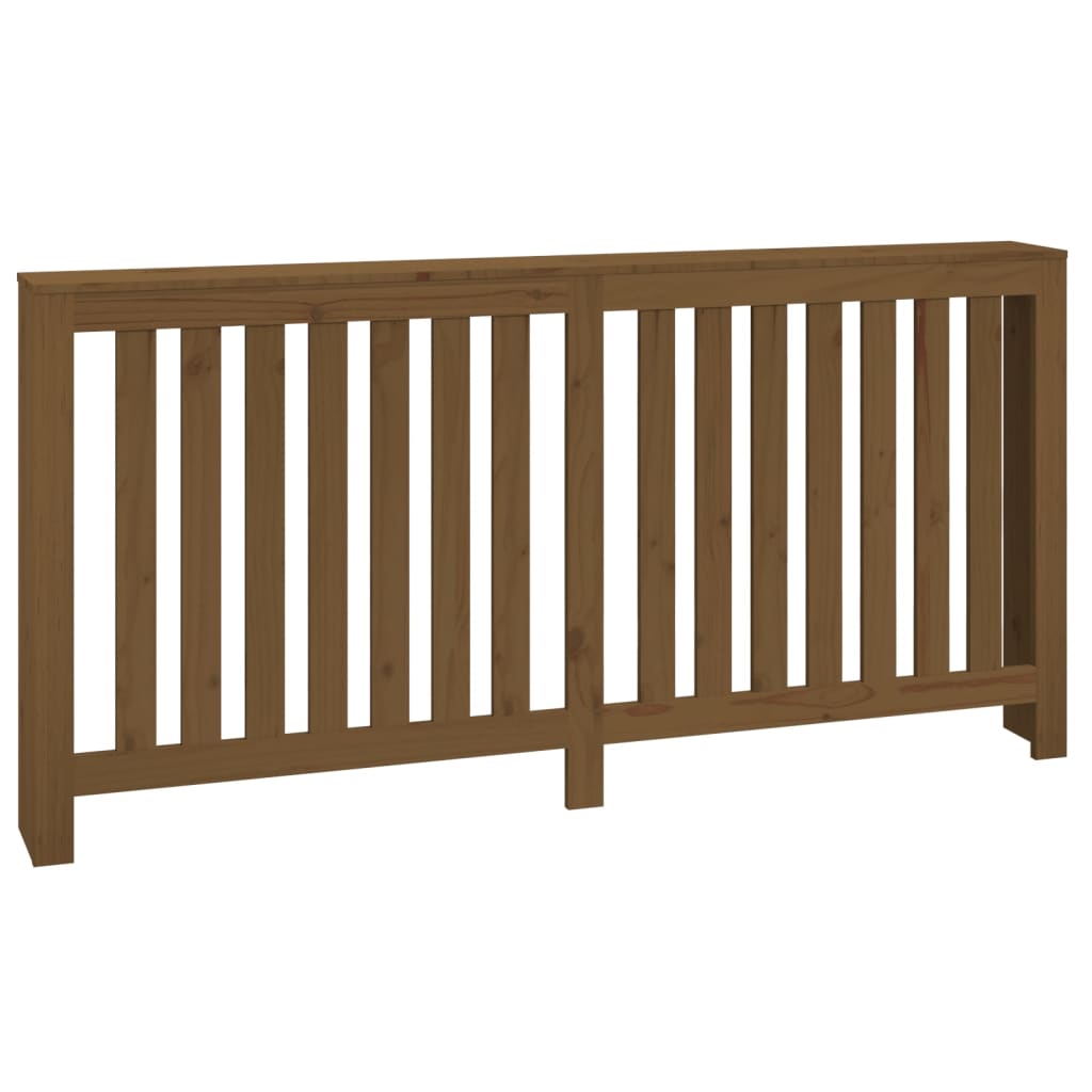 Cobertura de radiador 169x19x84 cm pinho maciço castanho mel - 666030