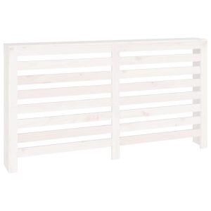 Cobertura de radiador 153 x 19 x 84 cm pinho maciço branca - 666045
