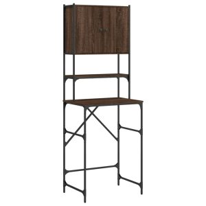 Armário máquina de lavar roupa 68x48,5x194 cm carvalho castanho - 666428