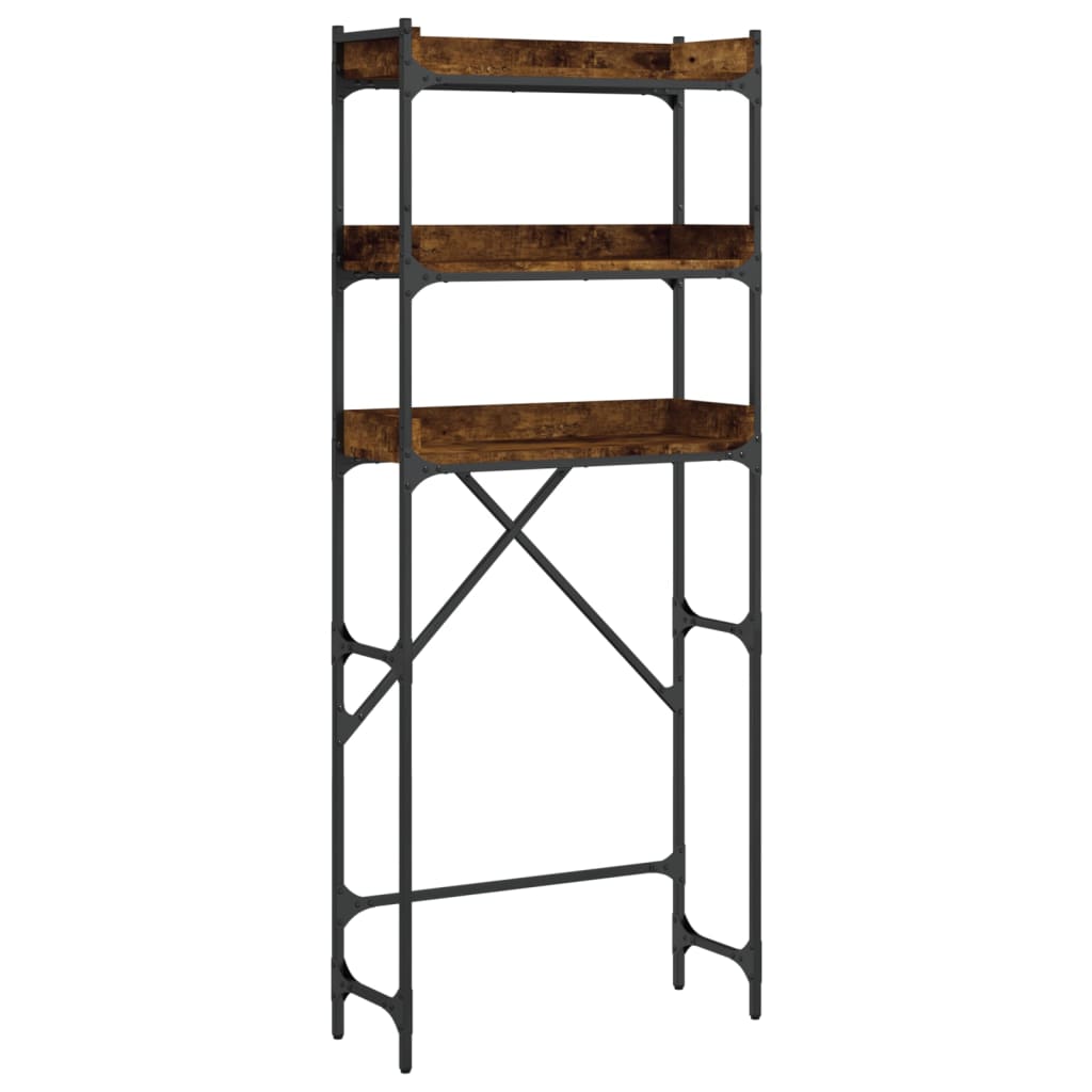 Estante p/ máquina de lavar derivados madeira carvalho fumado - 666431